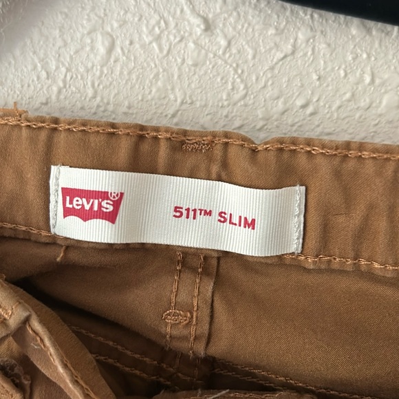 Boys Levi’s EUC Slim 511 Size 12 Brown - Picture 4 of 5